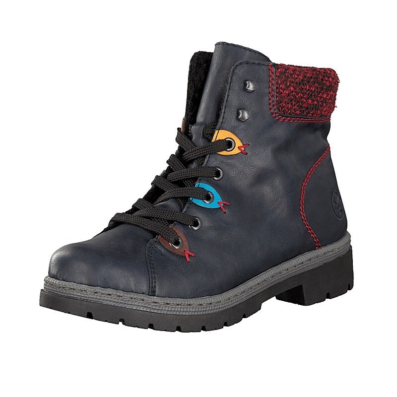 Botas Rieker Y9433-14 Para Mulher - Azuis